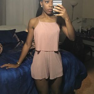 Pastel pink romper